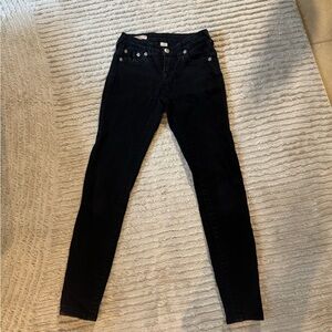 True Religion Women's Black Skinny Jeans
